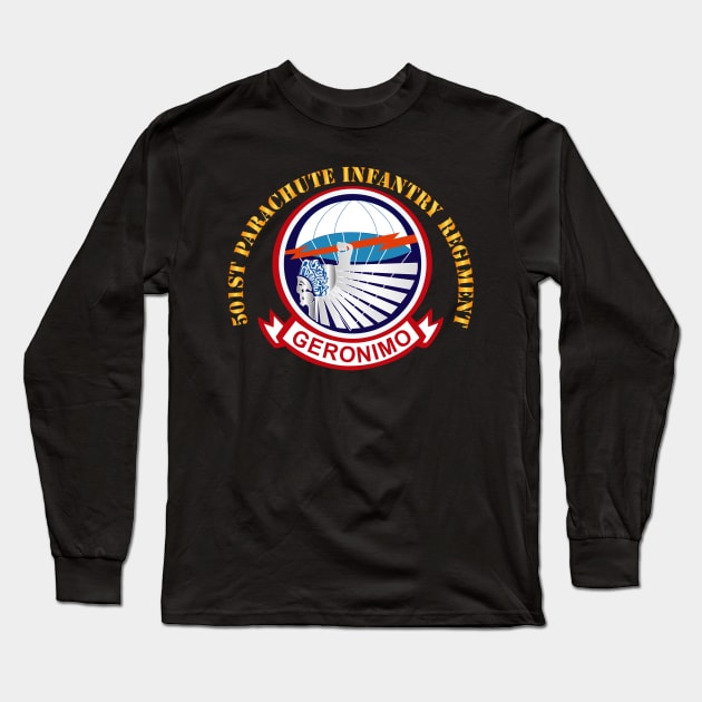 501st Parachute Infantry Regiment Long Sleeve T-Shirt by twix123844